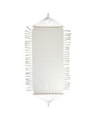 Hamac à franges terre inconnue beige - 90 cm