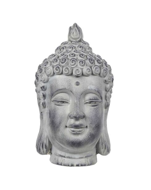 Tête de bouddha gris - 42x25 cm