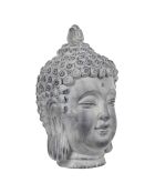 Tête de bouddha gris - 42x25 cm