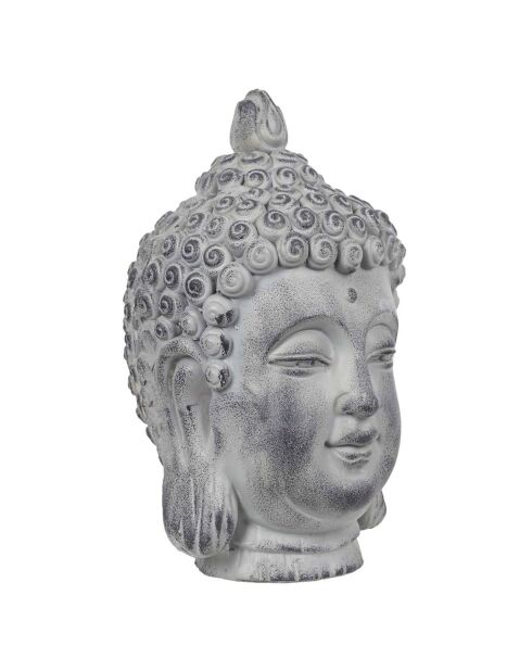 Tête de bouddha gris - 42x25 cm