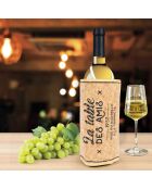 Rafraichisseur bouteille marron/noir - 19.5x1 cm