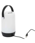 Lampe tactile nomade blanc/noir - 23.5x12.5 cm