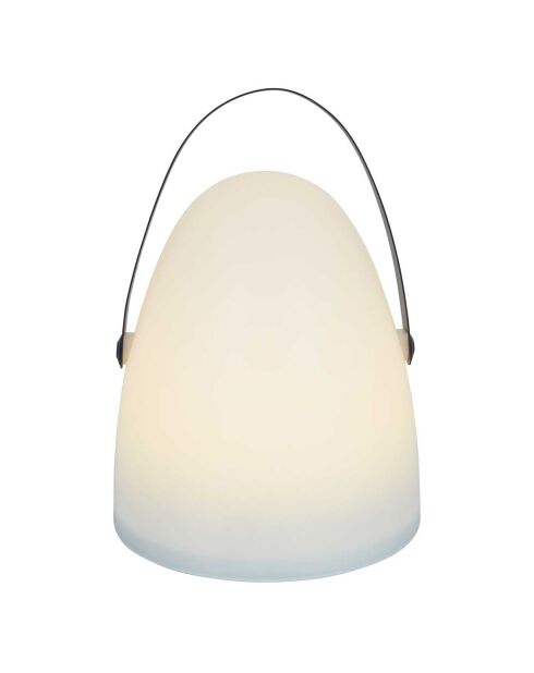 Lampe d'exterieur avec poignée blanche  - 30x21 cm