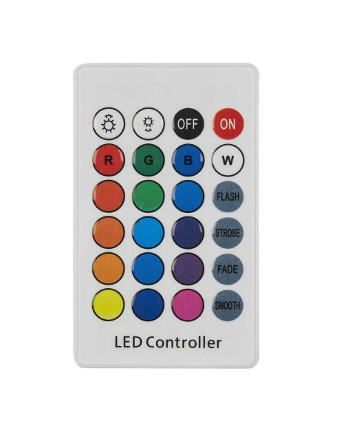 Lampe cube exterieur avec telecommande multicolore - 25x25 cm