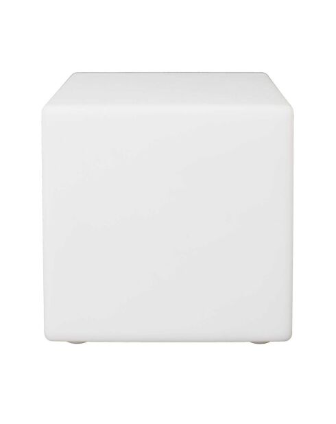 Lampe cube exterieur avec telecommande multicolore - 25x25 cm