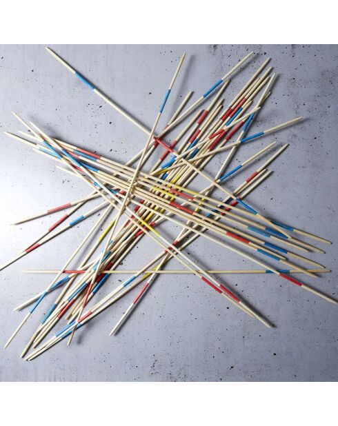 Jeu mikado géant beige/multicolore D.70 cm
