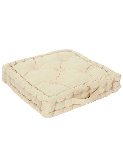 Coussin de sol beige - 9.5x40 cm