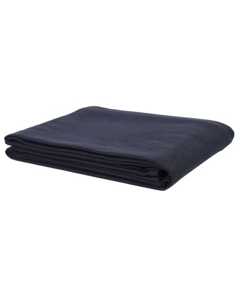 Schwarze Baumwolltischdecke - 140x250 cm