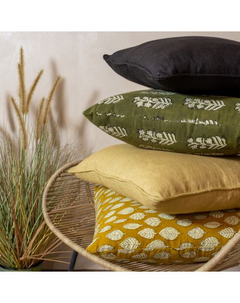 Cuscino giallo Nilam - 40x40 cm