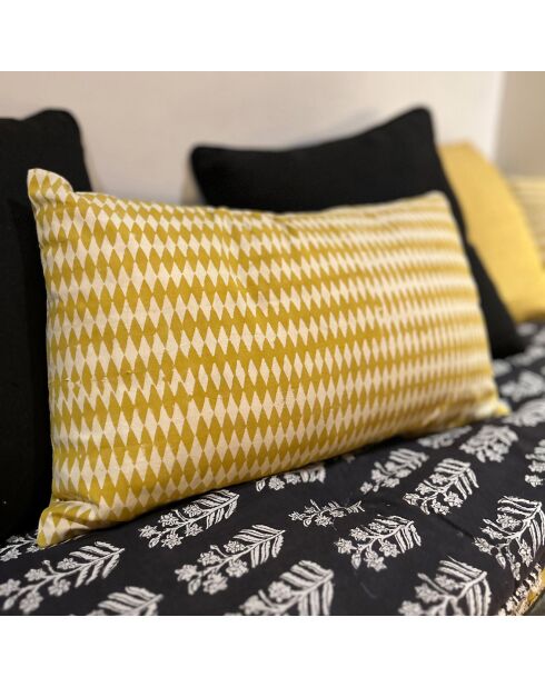 Cuscino giallo Narmada - 30x50 cm