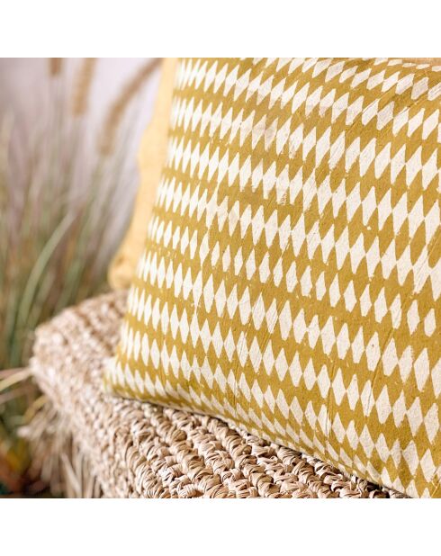 Cuscino giallo Narmada - 30x50 cm