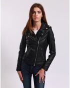 Perfecto en Cuir Laalia noir