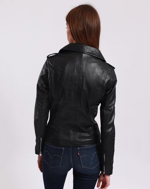 Perfecto en Cuir Laalia noir