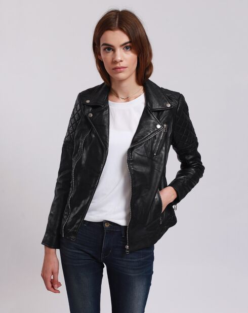 Perfecto en Cuir Lady noir