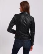 Perfecto en Cuir Lady noir