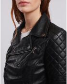 Perfecto en Cuir Lady noir