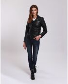 Perfecto en Cuir Lady noir