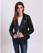 Perfecto en Cuir Laely noir