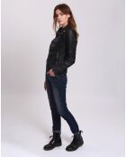 Perfecto en Cuir Laely noir