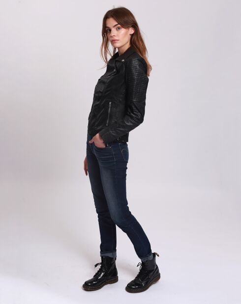 Perfecto en Cuir Laely noir