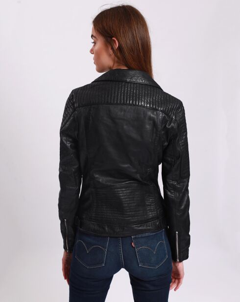 Perfecto en Cuir Laely noir