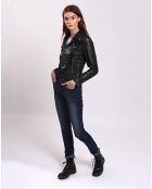 Perfecto en Cuir Lahora noir