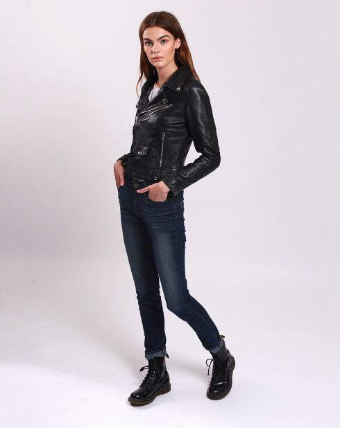 Perfecto en Cuir Lahora noir