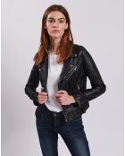 Perfecto en Cuir Lahora noir
