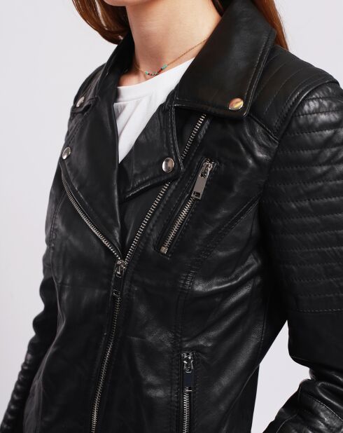 Perfecto en Cuir Laisa noir