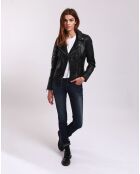Perfecto en Cuir Laisa noir