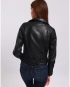 Perfecto en Cuir Leailanie noir