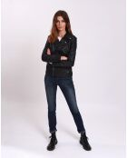 Perfecto en Cuir Lidzy noir