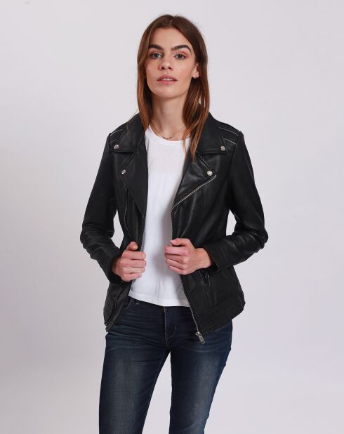 Perfecto en Cuir Lidzy noir
