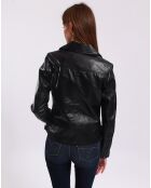 Perfecto en Cuir Lionella noir