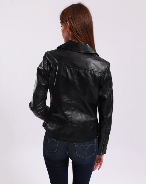 Perfecto en Cuir Lionella noir