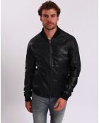 Liorys zwarte leren bommenwerpers