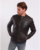 Bruine leren jas Liroy