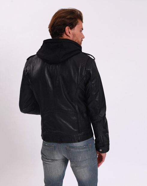 Louaye zwart leer perfecto