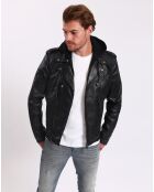 Perfecto en Cuir Louaye noir