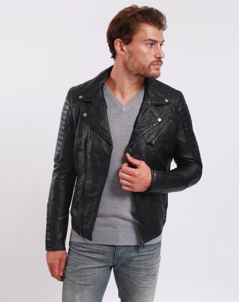 Perfecto aus schwarzem Lukianleder