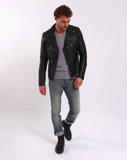 Perfecto aus schwarzem Lukianleder