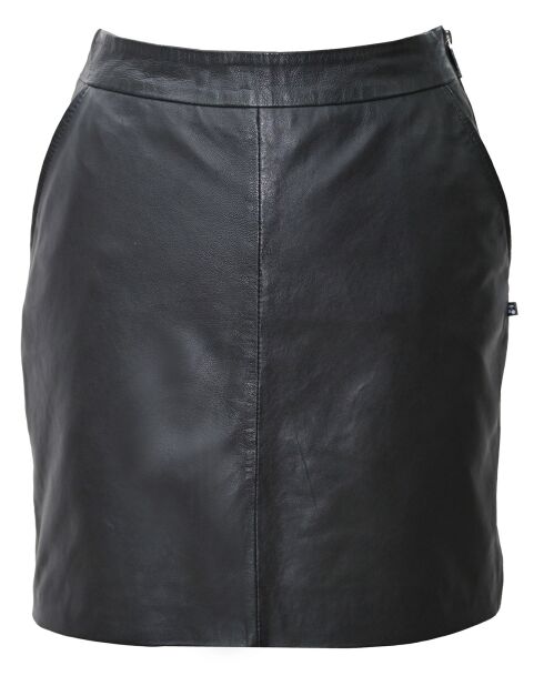 Jupe en Cuir Aur noire