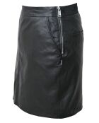 Jupe en Cuir Aur noire