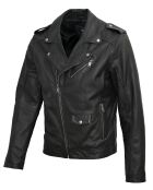 Veste en Cuir Perfecto Lawson noire