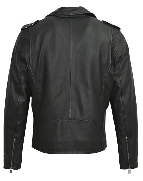 Veste en Cuir Perfecto Lawson noire