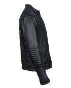 Veste en Cuir Lazo noire