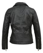 Veste en Cuir Perfecto Leana noire