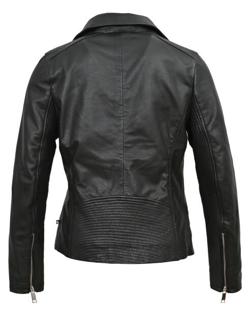 Veste en Cuir Perfecto Leana noire