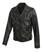 Veste en Cuir Perfecto Lemvel noire