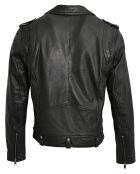 Veste en Cuir Perfecto Lemvel noire
